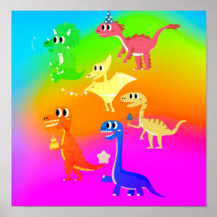 wild dinosaurs  poster