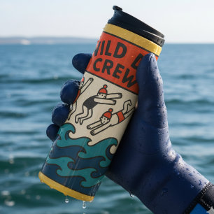 Wild Dip Crew – Sea Swimming Friends Design Thermal Tumbler