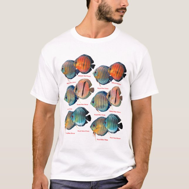 Wild Discus Fish T-Shirt (Front)