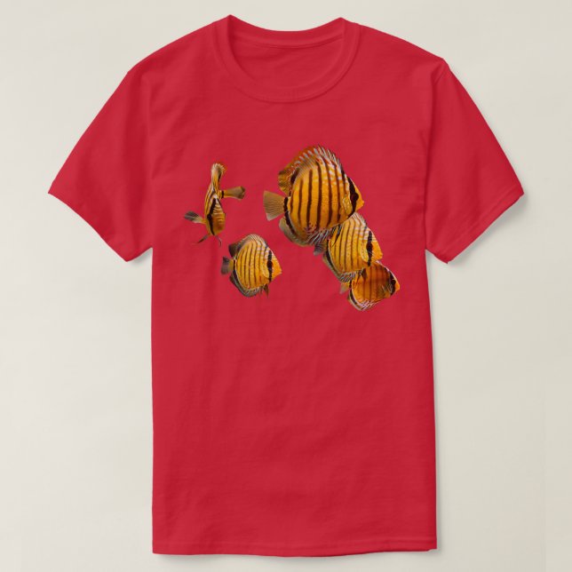 WILD DISCUS FISH T-Shirt (Design Front)