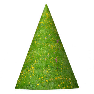 Wild Dolomites Alps Meadow Summer Party Hat