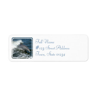 Wild Dolphin Return Mailing Label