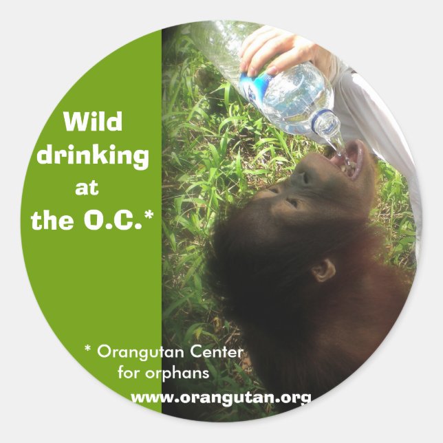 Wild Drinking stickers -version 1 (Front)