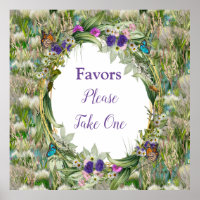 Wild Eco-friendly Grasses & Spring flowers