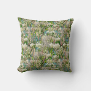Wild Eco-friendly Native Grasses in Spring  Cushion