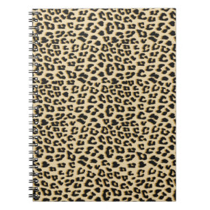 Wild Elegance Leopard Print Notebook