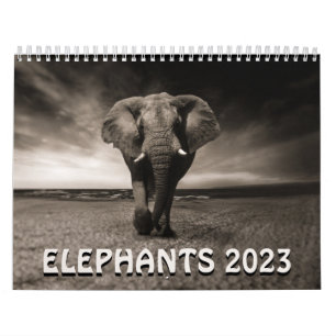 Wild Elephants Calendar