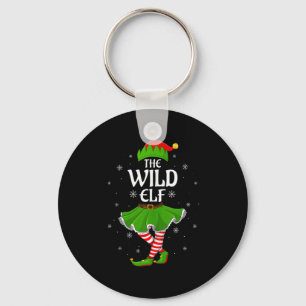 Wild Elf Christmas Family Girls Women Elf Squad Xm Key Ring