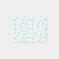 Wild Exotic Birds Watercolor Pattern