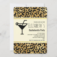 Wild & Exotic Leopard Print Pattern Bachelorette