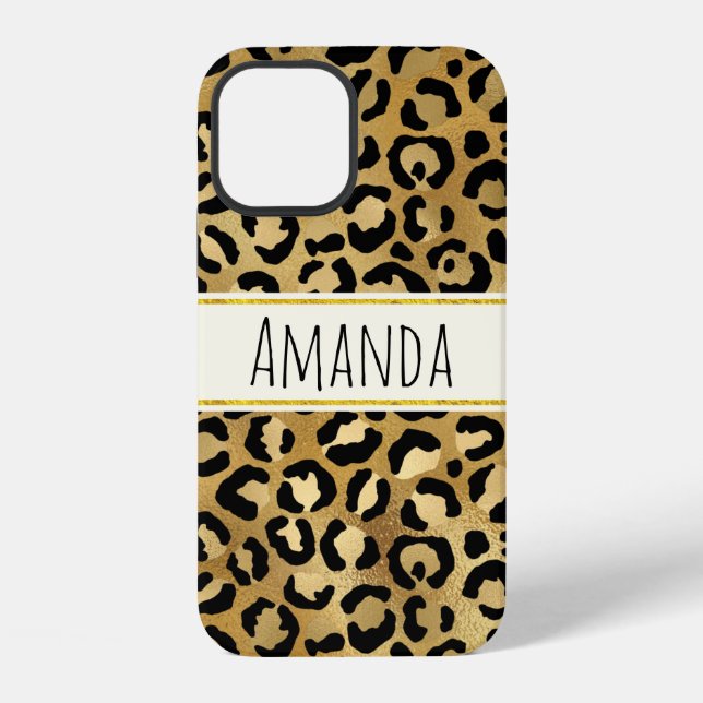 Wild & Exotic Leopard Print Pattern iPhone Case (Back)