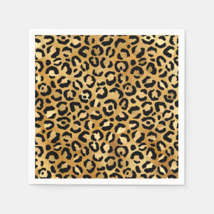 Wild & Exotic Leopard Print Pattern Napkin