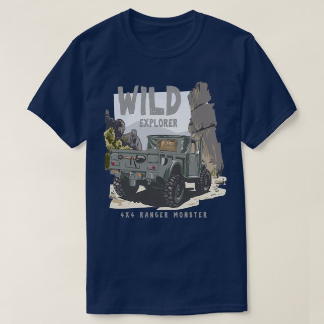 Wild Explorer T-Shirt (Design Front)