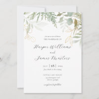 Wild Fern Greenery Wedding