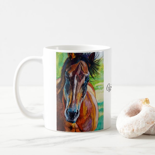Wild Fire Horse Mug (With Donut)