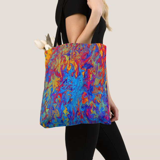 Wild Flames..... Tote Bag (Close Up)