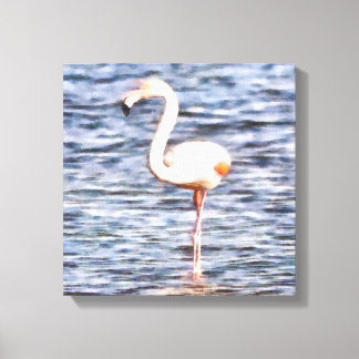 Wild Flamingo Canvas Print