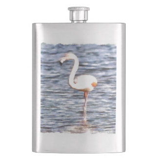 Wild Flamingo Hip Flask