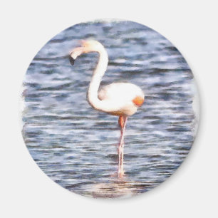 Wild Flamingo Magnet