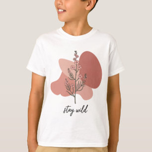 Wild Floral Design T-Shirt