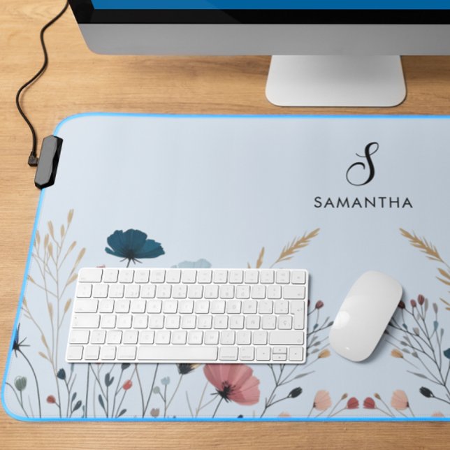 Wild Floral  Desk Mat (Creator Uploaded)