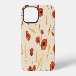 Wild floral: light background pattern. iPhone 12 case