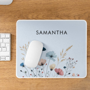 Wild Floral Mouse Pad