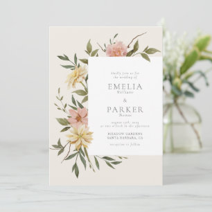 Wild Florals Invitation
