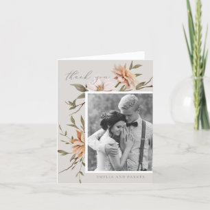 Wild Florals Thank You Card