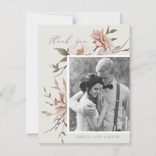 Wild Florals Thank You Card