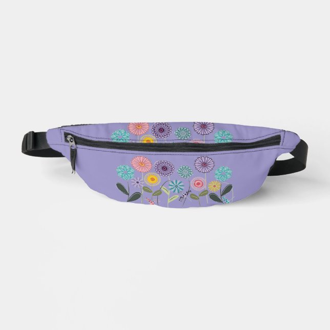 Wild Flower 2-Sided Print  Fanny Pack (Front)