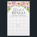 Wild Flower Double Sided Bridal Shower Games Flyer<br><div class="desc">Get the party started with this fun DOUBLE sided Bridal Shower Bingo and How Well Do You Know The Bride Game! 
 Double the fun for the price of one!
 
See all of our matching items in our Wild Flower Collection:
https://www.zazzle.com/collections/wildflower-119454796637555602
 
 Visit our website for more designs and inspiration: www.creativeuniondesign.com</div>