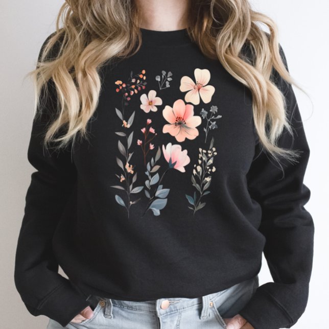Wild Flower-Floral-Cute Sweatshirt (Creator Uploaded)