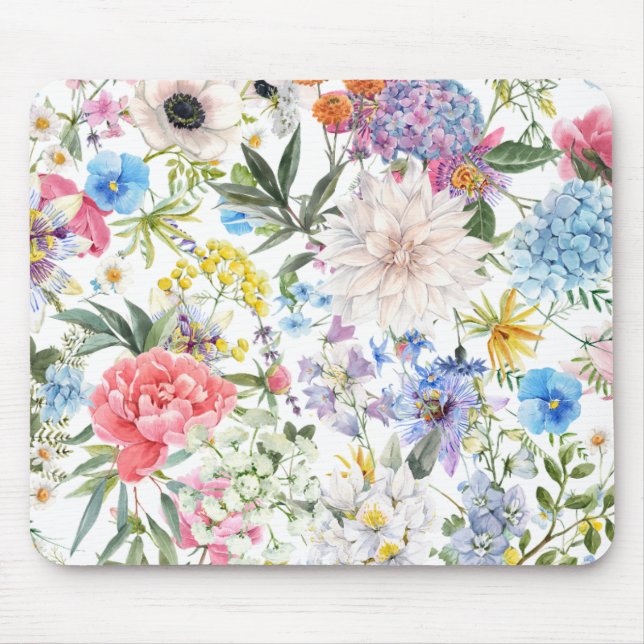 Wild flower garden  mouse pad (Front)