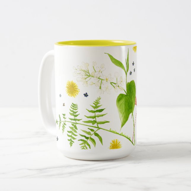 wild flower mug (Front Left)