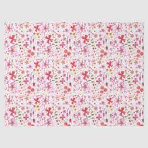 Wild Flower Watercolor Tissue Paper
