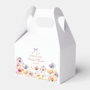 Wild Flowers Bridal Shower Favour Box