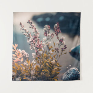 Wild Flowers Calm Tranquil Nature Peaceful Season Tapestry