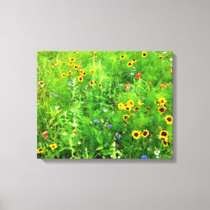 WILD FLOWERS  CANVAS PRINT