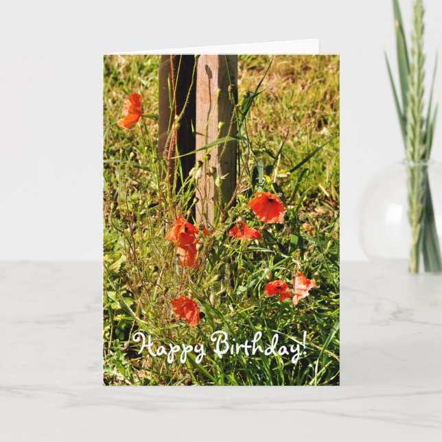 WILD FLOWERS CARD (Front)