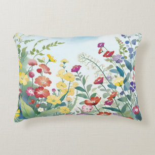 Wild Flowers Decorative Cushion