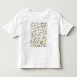Wild flowers design for silk material, c.1790 (w/c toddler T-Shirt