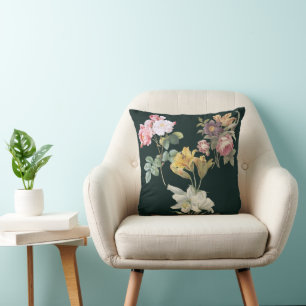 Wild Flowers, floral , botanical, nature lover Cushion