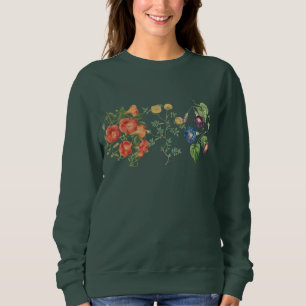 Wild Flowers, floral , botanical, nature lover Sweatshirt