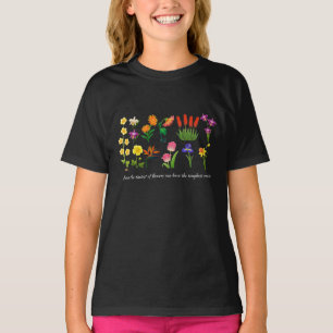 Wild Flowers Floral women and girls T-Shirt