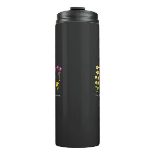Wild Flowers Floral women and girls Thermal Tumbler