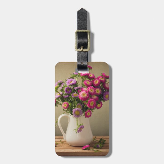 Wild Flowers in a Vase Luggage Tag (Front Vertical)
