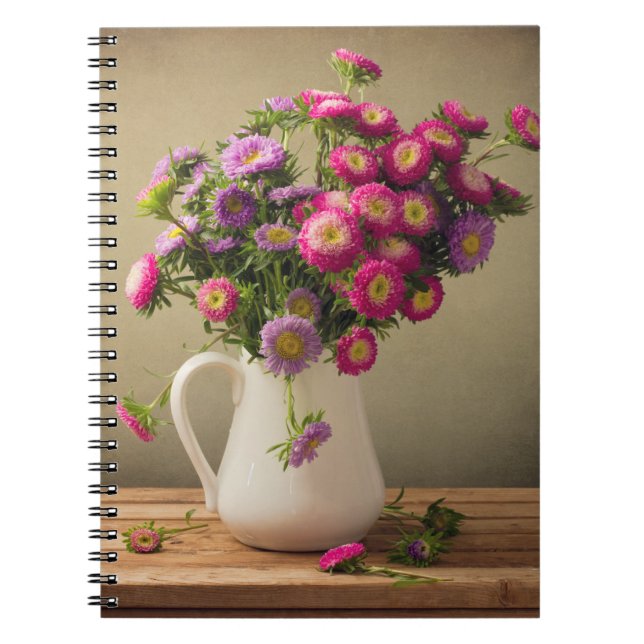 Wild Flowers in a Vase Note Book (Front)
