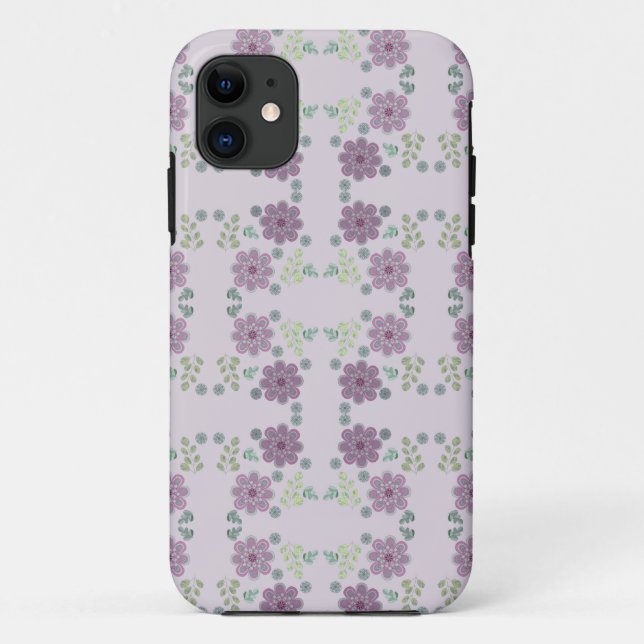 Wild Flowers in Lavender Case-Mate iPhone Case (Back)