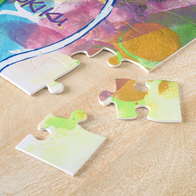 WILD Flowers Jigsaw Puzzle (Side)